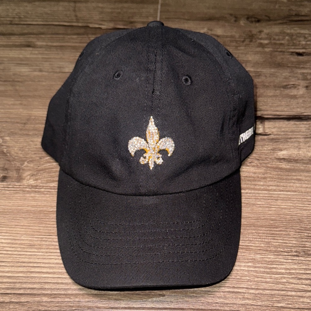 Black Southern Comfort rhinestone dad hat.